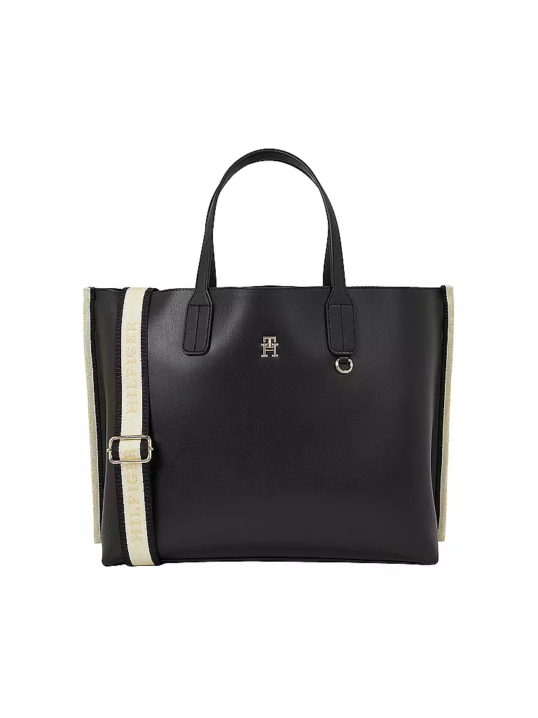 TOMMY HILFIGER Tasche Shopper ICONIC schwarz